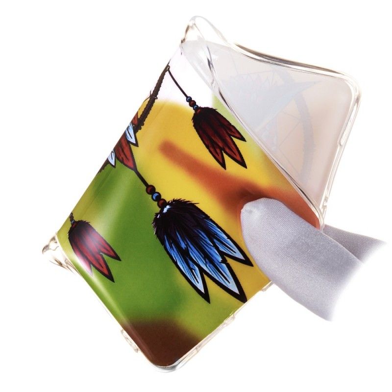 Hoesje Samsung Galaxy A40 Fluorescerende Uil Dromenvanger