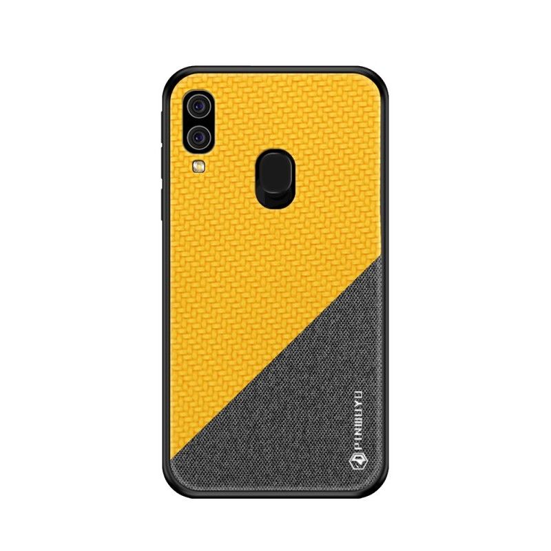 Hoesje Samsung Galaxy A40 Magenta Zwart Pinwuyo Eer-Serie