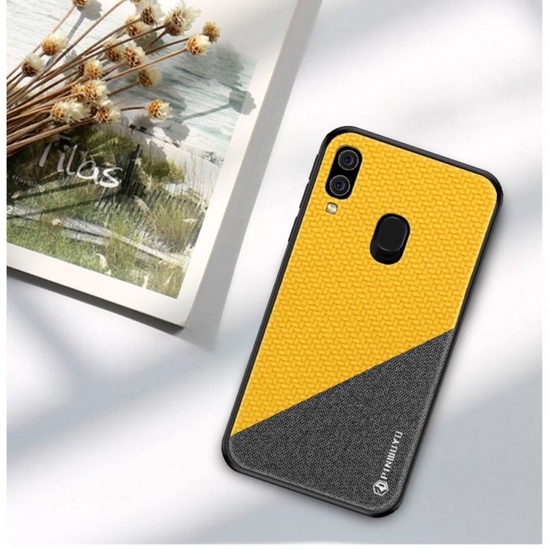 Hoesje Samsung Galaxy A40 Magenta Zwart Pinwuyo Eer-Serie