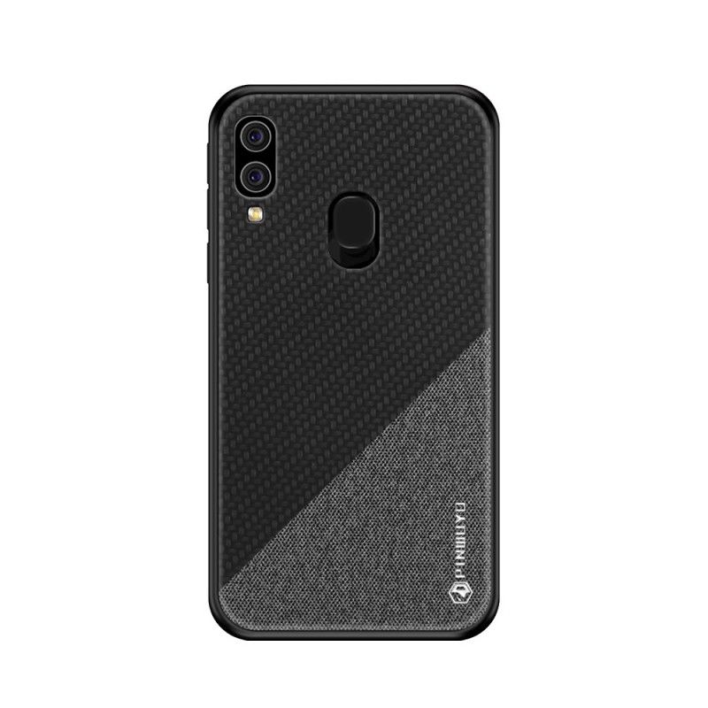 Hoesje Samsung Galaxy A40 Magenta Zwart Pinwuyo Eer-Serie