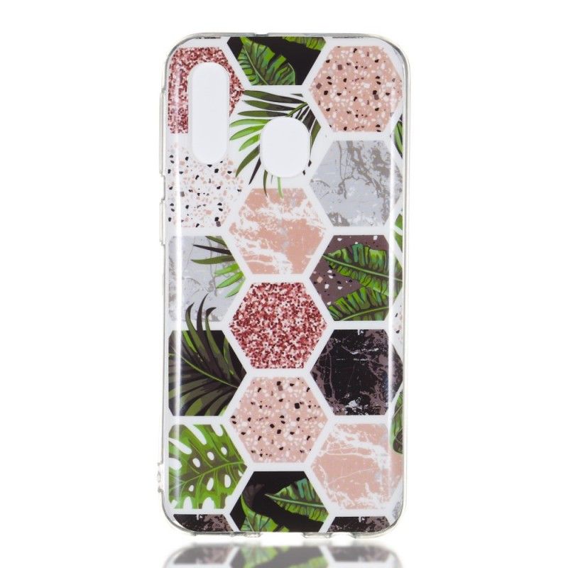 Hoesje Samsung Galaxy A40 Netelroos En Kruiden Glitter