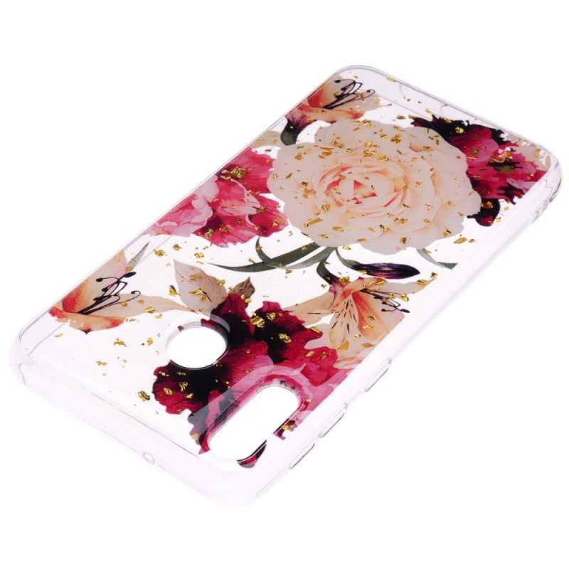 Hoesje Samsung Galaxy A40 Transparante Mooie Boeketten