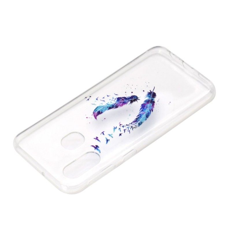 Hoesje Samsung Galaxy A40 Transparante Veren
