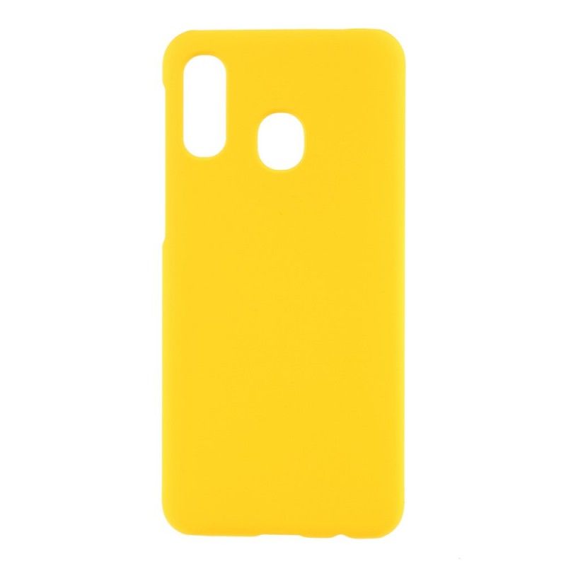 Hoesje Samsung Galaxy A40 Wit Zwart Klassieke Bakwagen