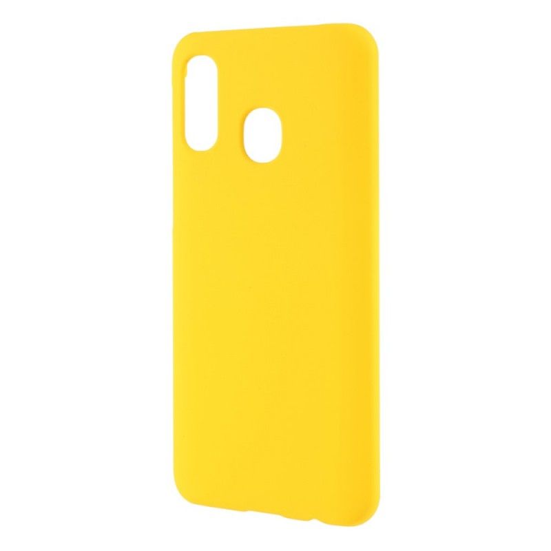 Hoesje Samsung Galaxy A40 Wit Zwart Klassieke Bakwagen