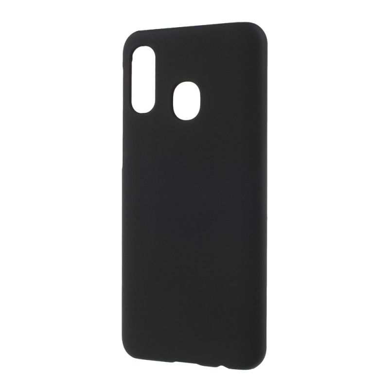 Hoesje Samsung Galaxy A40 Wit Zwart Klassieke Bakwagen
