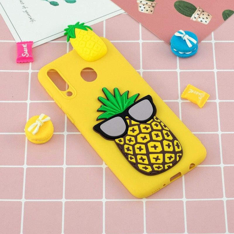 Hoesje voor Samsung Galaxy A40 3D Koele Ananas