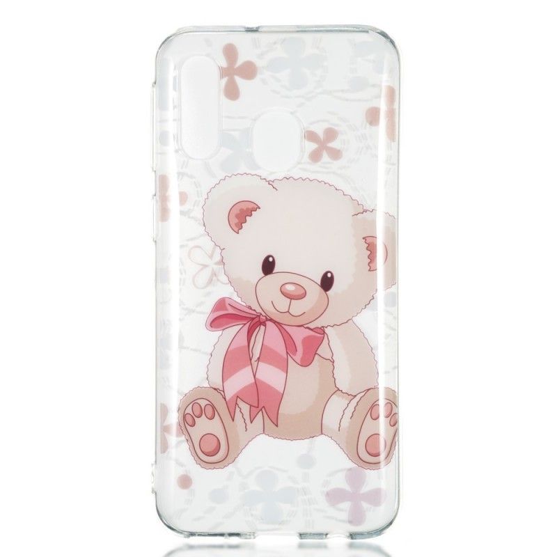 Hoesje voor Samsung Galaxy A40 Mooie Teddybeer