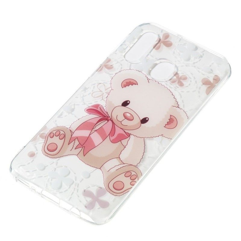 Hoesje voor Samsung Galaxy A40 Mooie Teddybeer