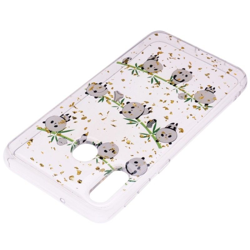 Hoesje voor Samsung Galaxy A40 Panda'S Aan De Waslijn