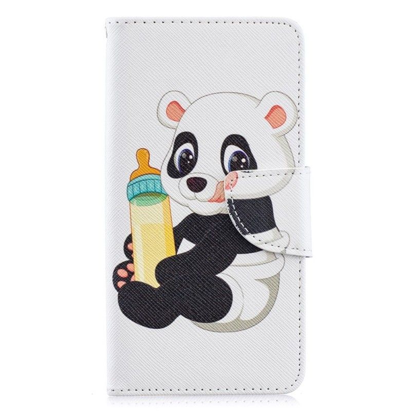 Leren Hoesje Samsung Galaxy A40 Telefoonhoesje Babypanda