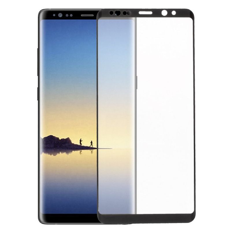 Bescherming Van Gehard Glas Samsung Galaxy Note 8 Transparant Zwart