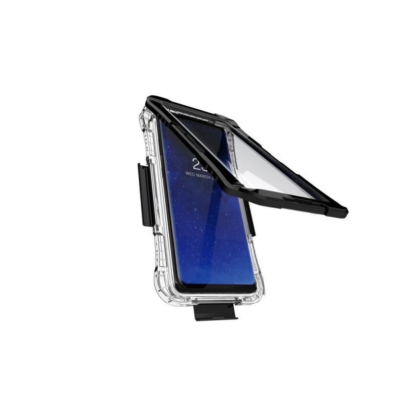 Cover Hoesje Samsung Galaxy Note 8 Rood Zwart Telefoonhoesje Waterdicht 6M