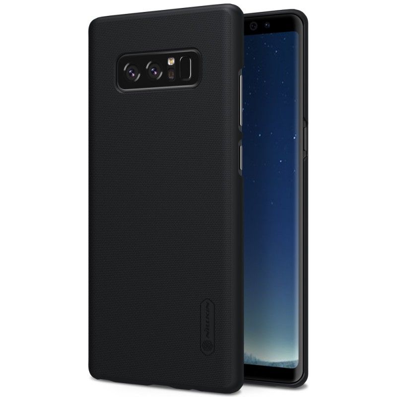 Cover Hoesje Samsung Galaxy Note 8 Zwart Telefoonhoesje Stijve Frosted Nillkin