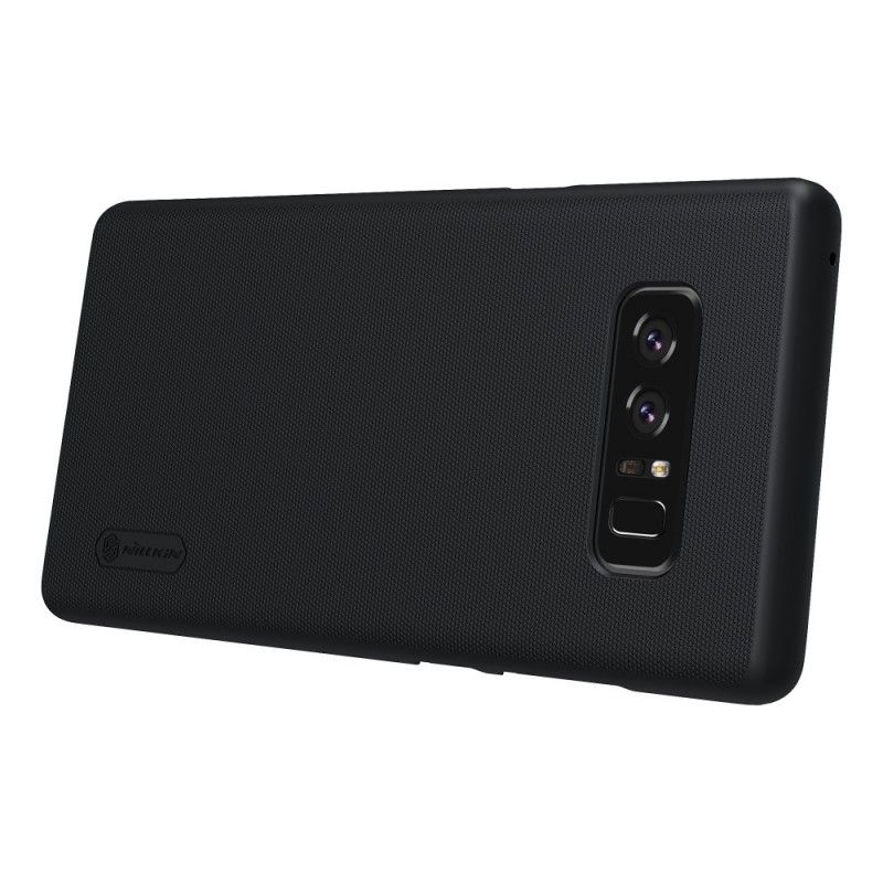 Cover Hoesje Samsung Galaxy Note 8 Zwart Telefoonhoesje Stijve Frosted Nillkin
