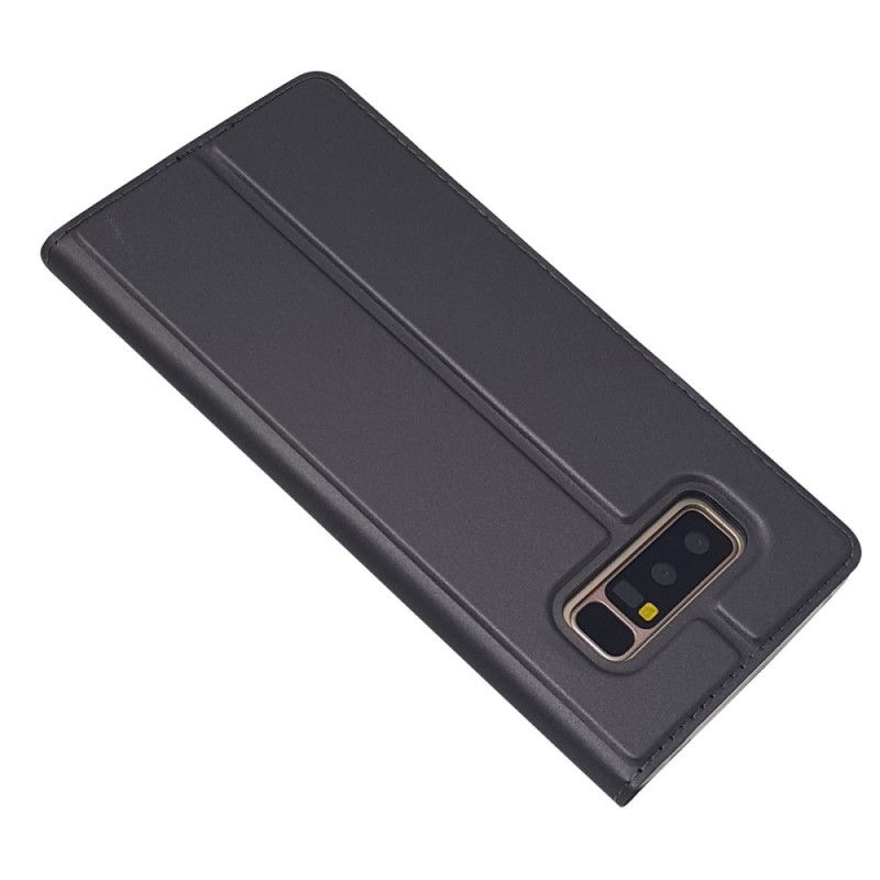 Folio-hoesje Samsung Galaxy Note 8 Goud Zwart Premium Leereffect