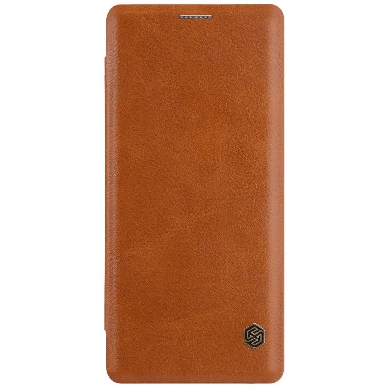 Folio-hoesje Samsung Galaxy Note 8 Zwart Telefoonhoesje Nillkin Qin-Reeks