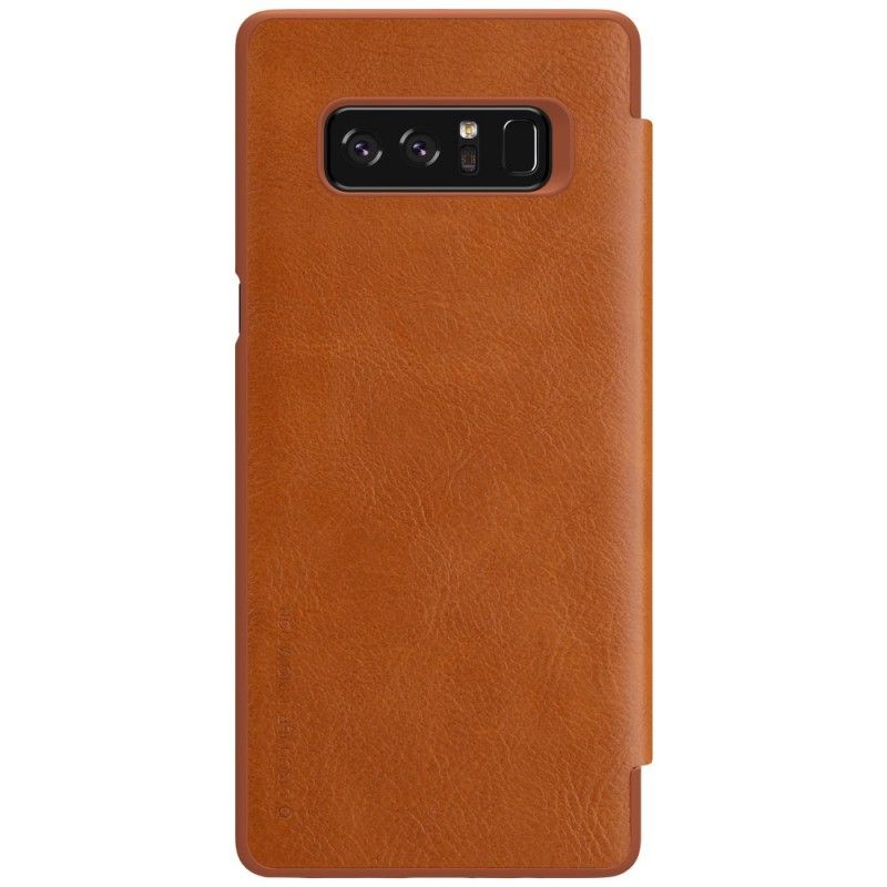 Folio-hoesje Samsung Galaxy Note 8 Zwart Telefoonhoesje Nillkin Qin-Reeks