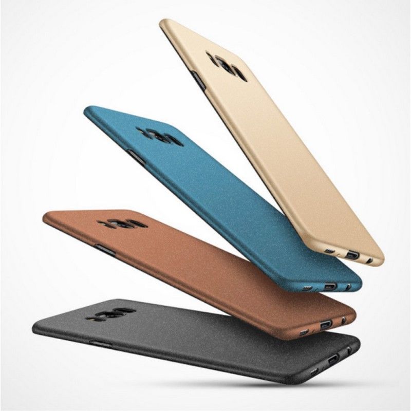 Hoesje Samsung Galaxy Note 8 Goud Bruin Gezandstraald Effect