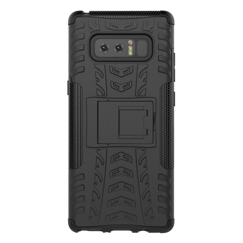 Hoesje Samsung Galaxy Note 8 Wit Zwart Ultrabestendige Plus