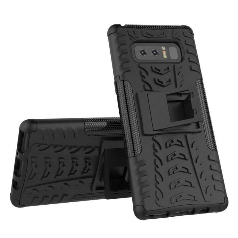 Hoesje Samsung Galaxy Note 8 Wit Zwart Ultrabestendige Plus