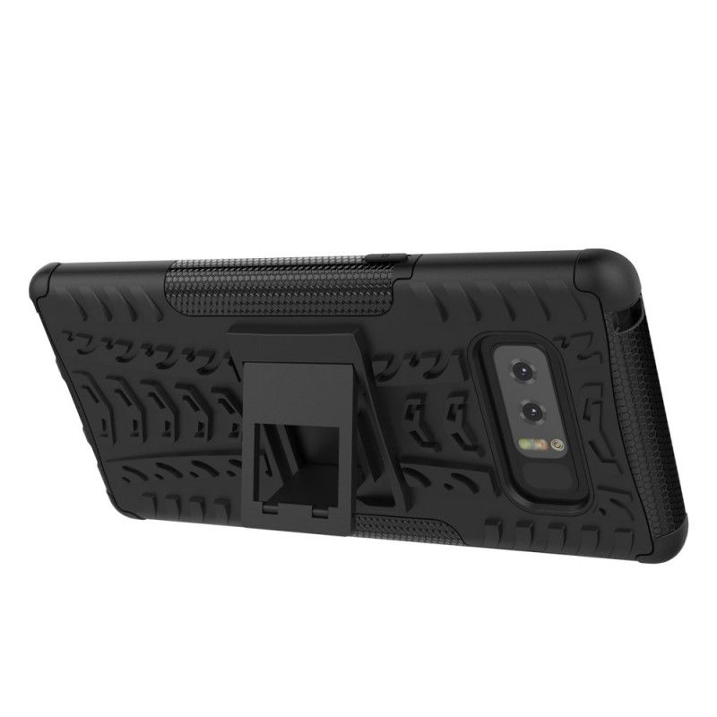 Hoesje Samsung Galaxy Note 8 Wit Zwart Ultrabestendige Plus