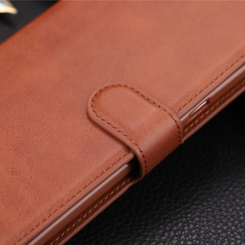 Leren Hoesje Samsung Galaxy Note 8 Grijs Zwart Retro Azns
