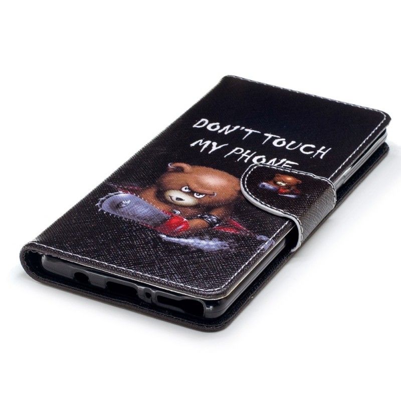 Leren Hoesje voor Samsung Galaxy Note 8 Gevaarlijke Beer