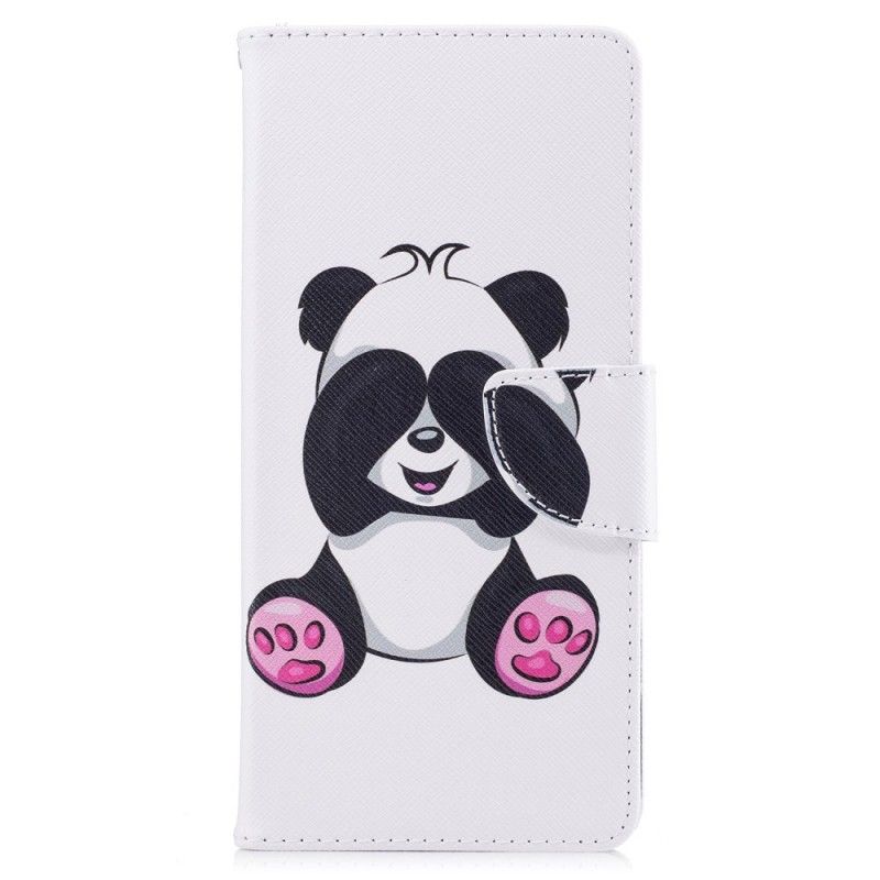 Leren Hoesje voor Samsung Galaxy Note 8 Leuke Panda