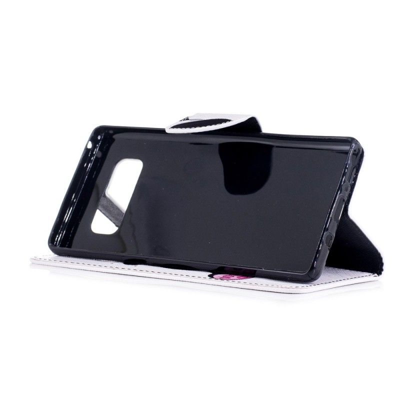Leren Hoesje voor Samsung Galaxy Note 8 Leuke Panda