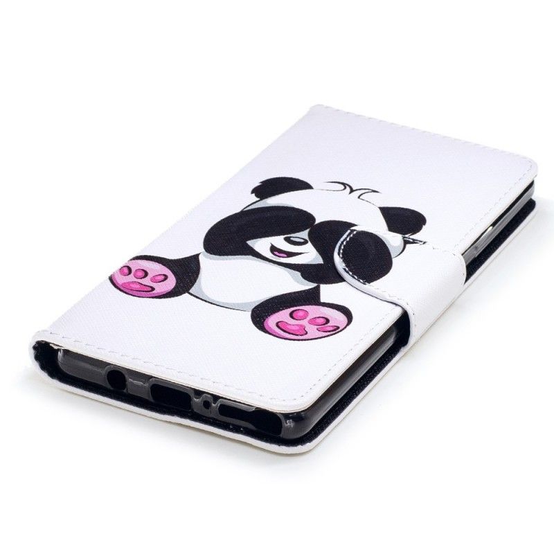 Leren Hoesje voor Samsung Galaxy Note 8 Leuke Panda