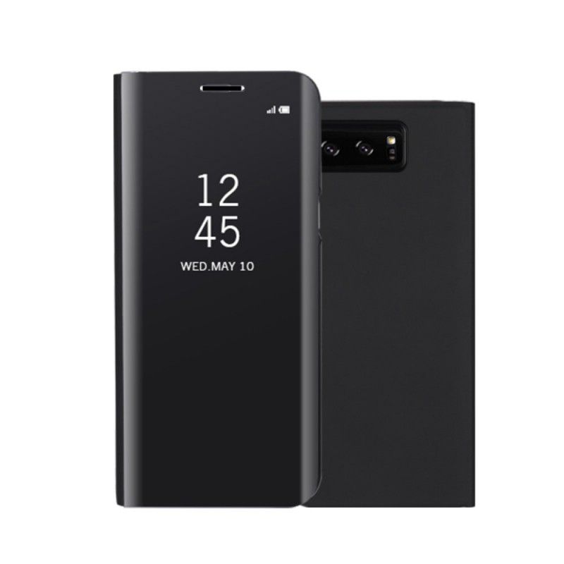 Zichtafdekking Samsung Galaxy Note 8 Paars Zwart Spiegel En Leereffect