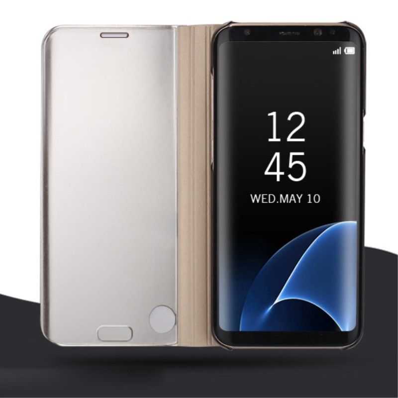 Zichtafdekking Samsung Galaxy Note 8 Paars Zwart Spiegel En Leereffect