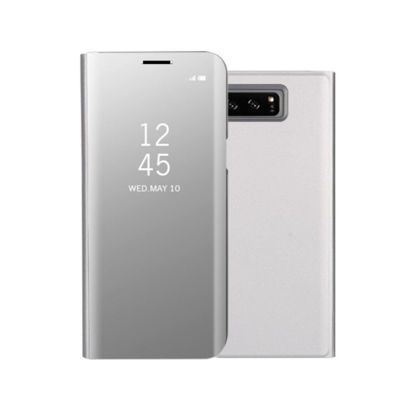 Zichtafdekking Samsung Galaxy Note 8 Paars Zwart Spiegel En Leereffect