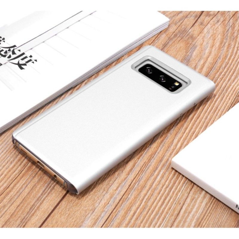Zichtafdekking Samsung Galaxy Note 8 Paars Zwart Spiegel En Leereffect
