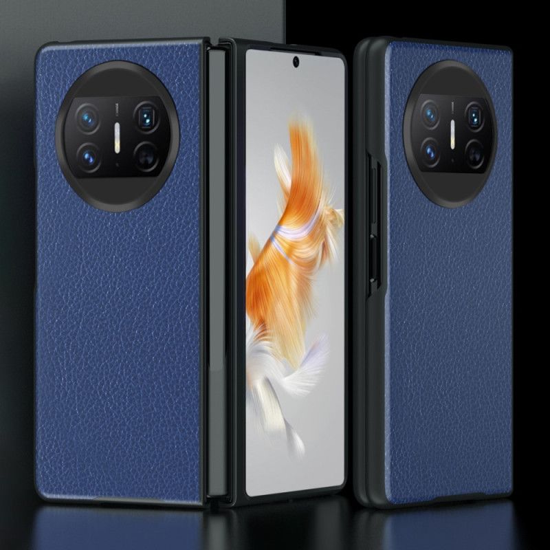 Hoesje Huawei Mate X3 Lychee Leerstijl