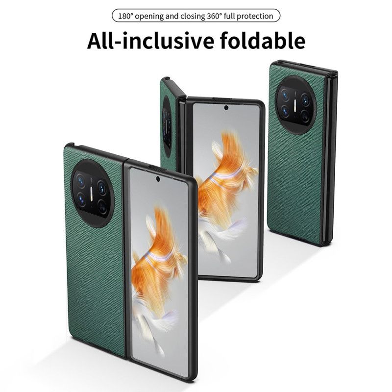 Hoesje Voor Huawei Mate X3 Geweven Textuur