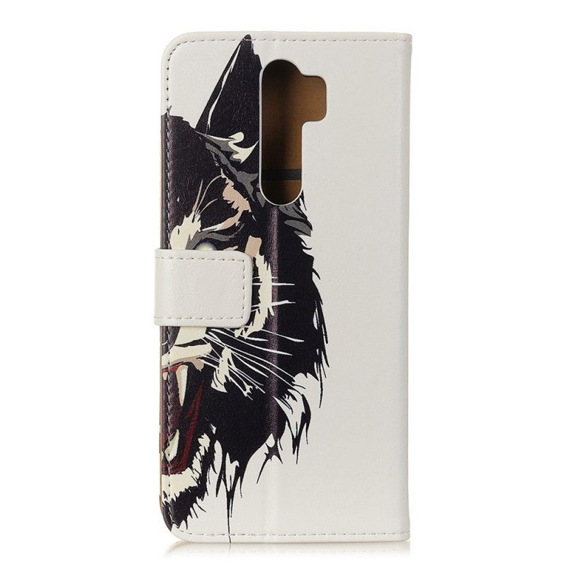 Bescherming Hoesje Xiaomi Redmi Note 8 Pro Telefoonhoesje Woeste Tijger