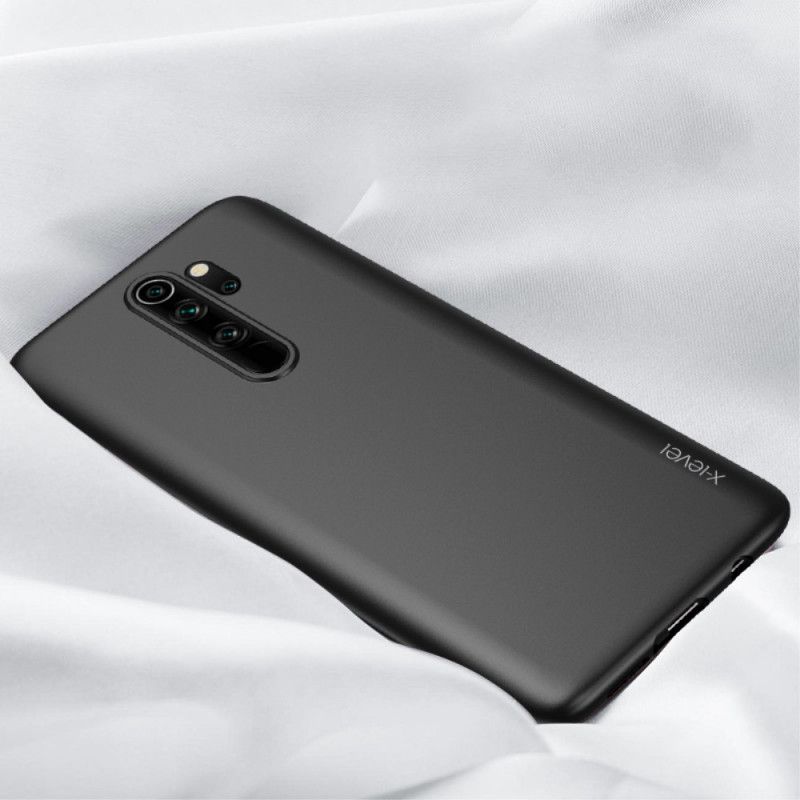 Cover Hoesje Xiaomi Redmi Note 8 Pro Goud Zwart Telefoonhoesje Guardian-Serie X-Niveau