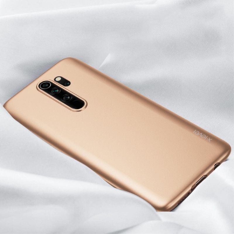 Cover Hoesje Xiaomi Redmi Note 8 Pro Goud Zwart Telefoonhoesje Guardian-Serie X-Niveau