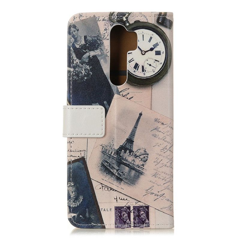 Flip Case Leren Xiaomi Redmi Note 8 Pro Eiffeltoren Van De Dichter