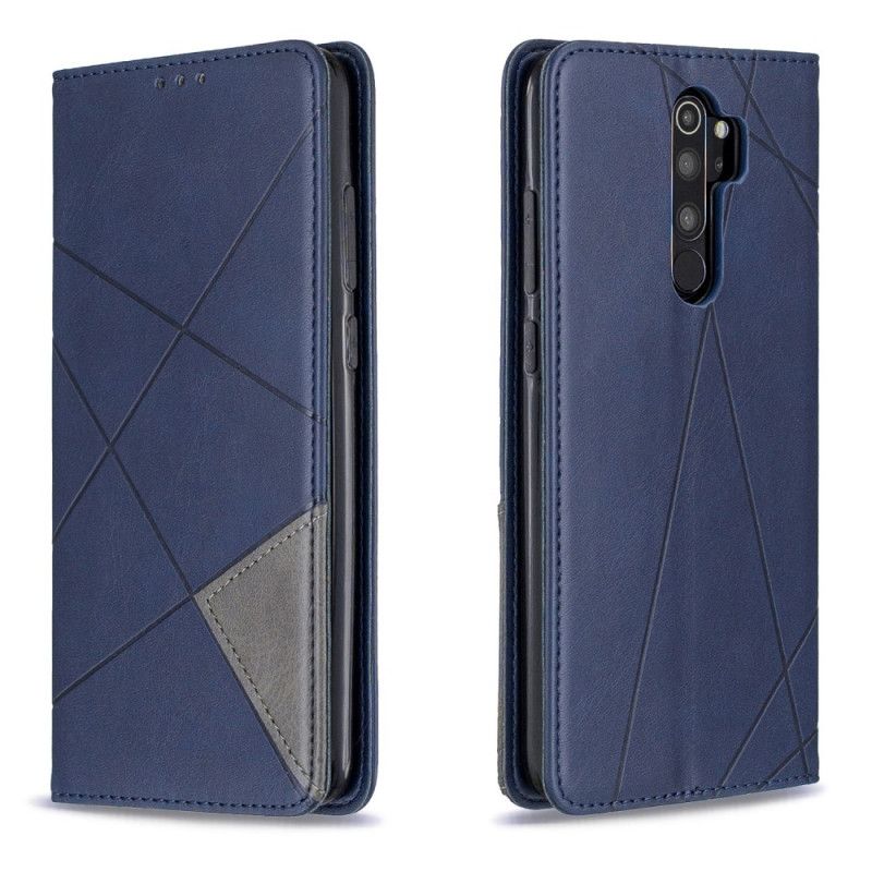 Folio-hoesje voor Xiaomi Redmi Note 8 Pro Grijs Zwart Kunstenaarsstijl