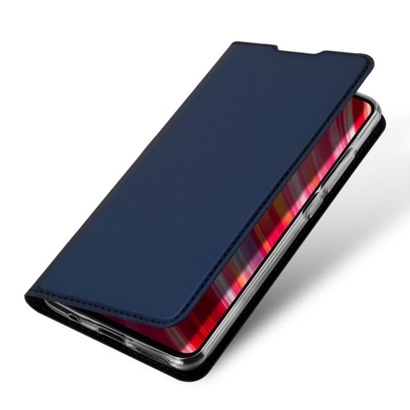 Folio-hoesje Xiaomi Redmi Note 8 Pro Marineblauw Zwart Pro Dux Ducis Huid