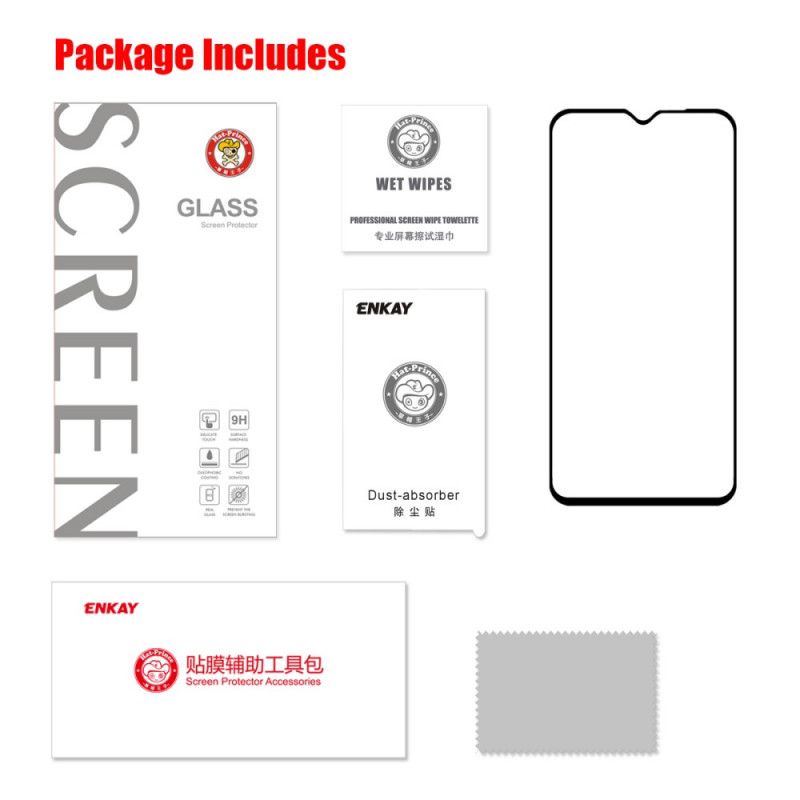 Gehard Glas Bescherming Xiaomi Redmi Note 8 Pro Hoed Prins