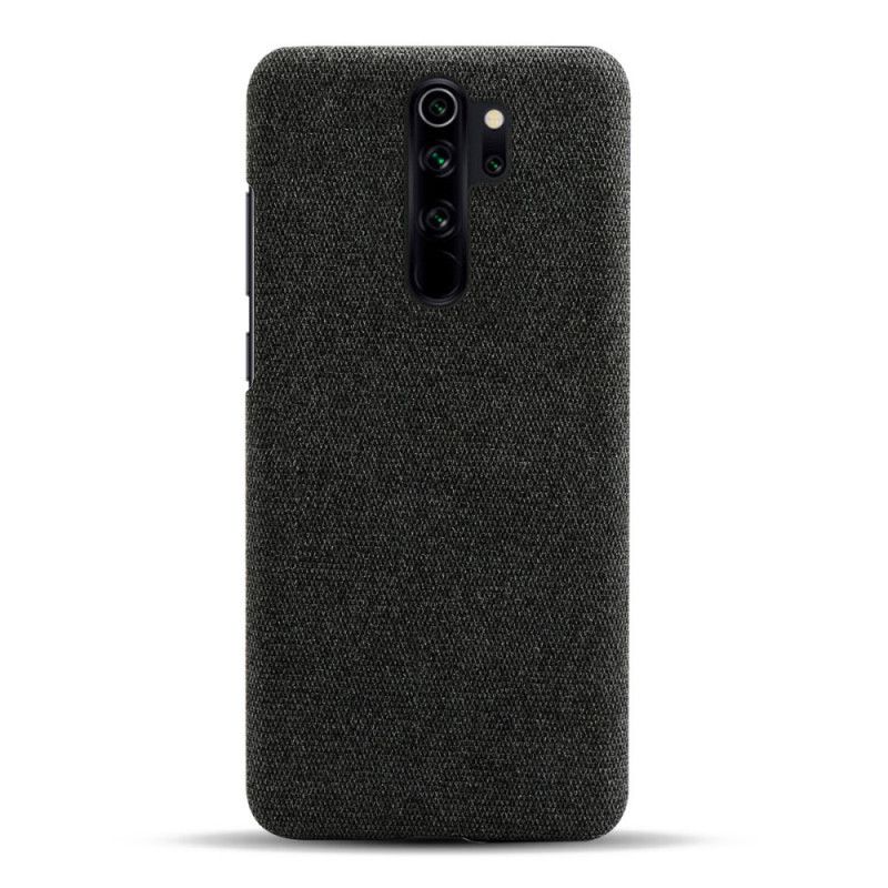Hoesje voor Xiaomi Redmi Note 8 Pro Grijs Zwart Ksq Chique Stof