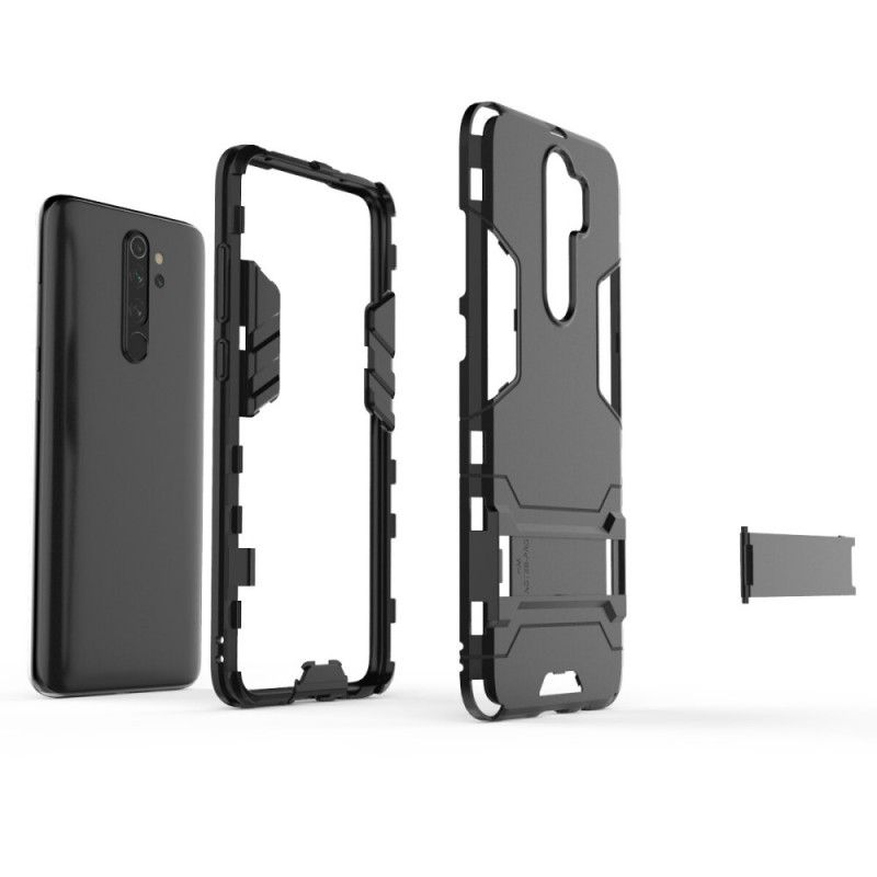 Hoesje voor Xiaomi Redmi Note 8 Pro Rood Zwart Ultrabestendig