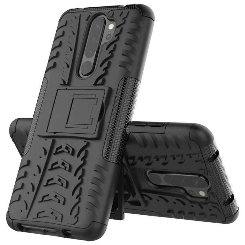 Hoesje voor Xiaomi Redmi Note 8 Pro Wit Zwart Ultrabestendig