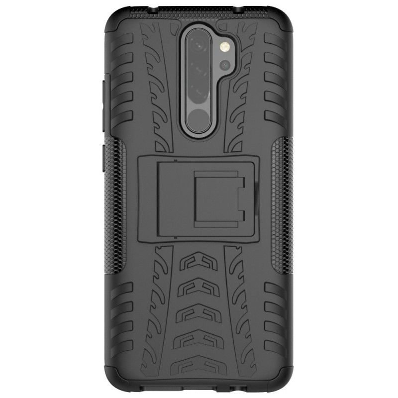 Hoesje voor Xiaomi Redmi Note 8 Pro Wit Zwart Ultrabestendig
