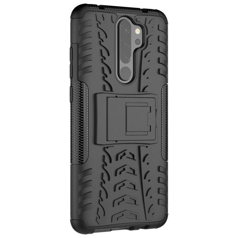 Hoesje voor Xiaomi Redmi Note 8 Pro Wit Zwart Ultrabestendig