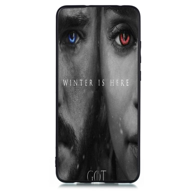 Hoesje Xiaomi Redmi Note 8 Pro Rood Grijs Snap Portemonnee